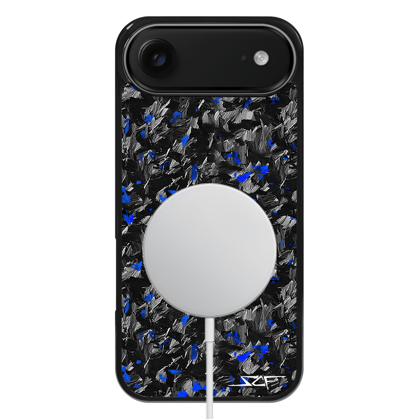 iPhone | Blue Flake Real Forged Carbon Fiber Phone Case | CLASSIC Series