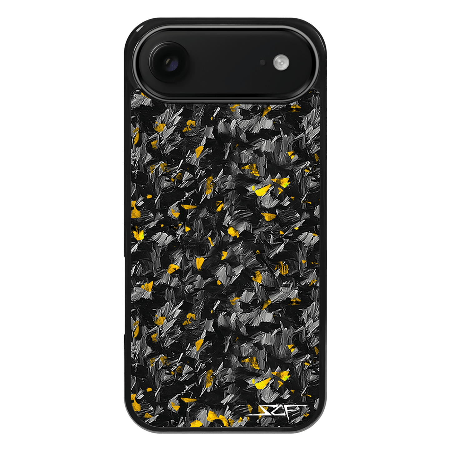 iPhone | Gold Flake Real Forged Carbon Fiber Phone Case | CLASSIC Series